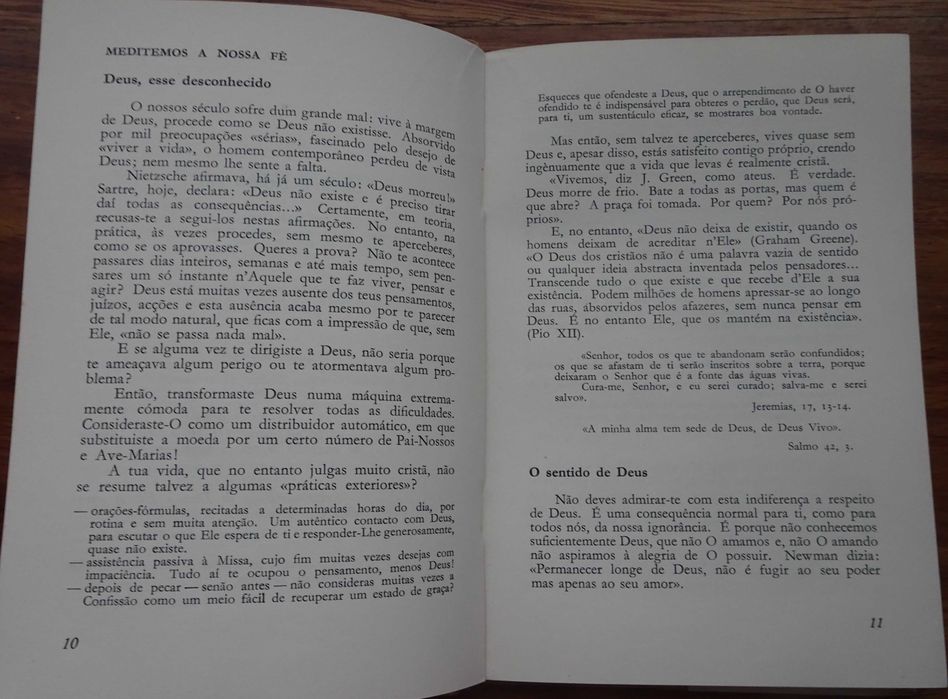 Fala Senhor - Encontros Com Deus de Marcel Hertsens - 1ª Edição 1963