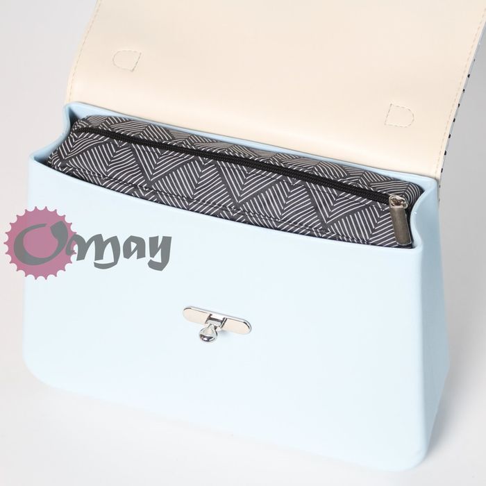 organizer OBAG QUEEN eleganckie romby 2 kieszenie wkład OMAY
