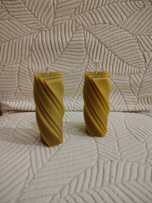 Świeczki z wosku pszczelego