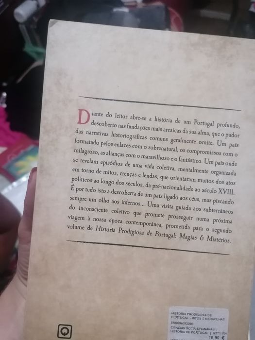 Livro História Prodigiosa de Portugal