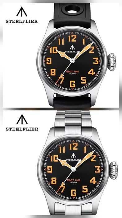 Годинник Steelflier, сапфірове скло, 200 метрів водозахист