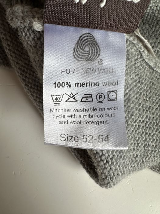 Wełniana czapka merino na uszy wiązana Lillelam