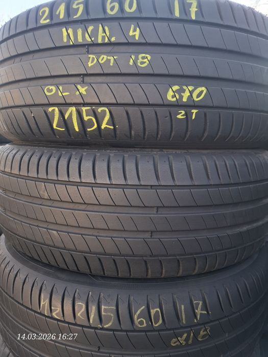 Sprzedam komplet opon Michelin primacy 3