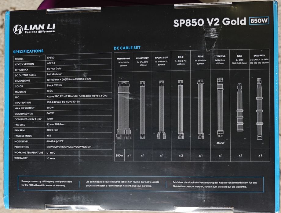 Lian Li SP850 SFX de 850w