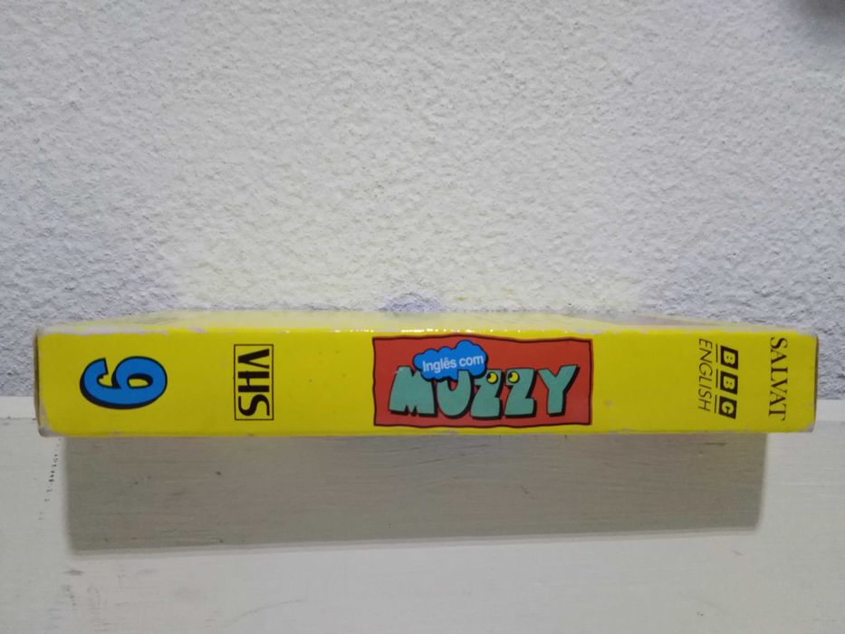 Cassetes VHS Muzzy Vol. 4,5,9,12