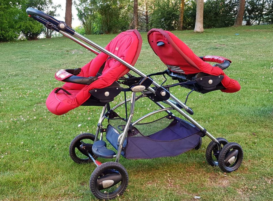 Carrinho Gêmeos Bebeconfort + 2 Cadeiras + 2 Ovos + 2 Cadeiras Auto