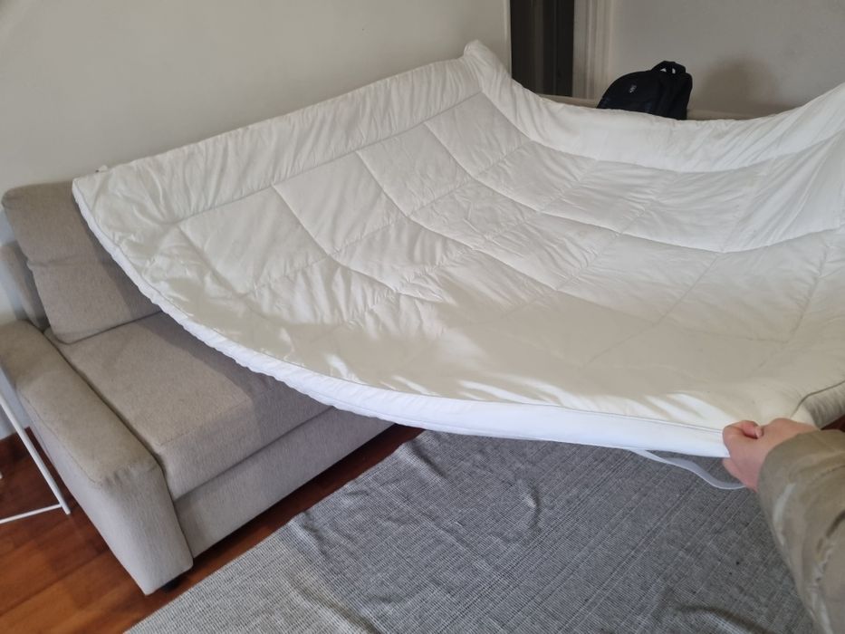 Protetor colchão fofinho casal