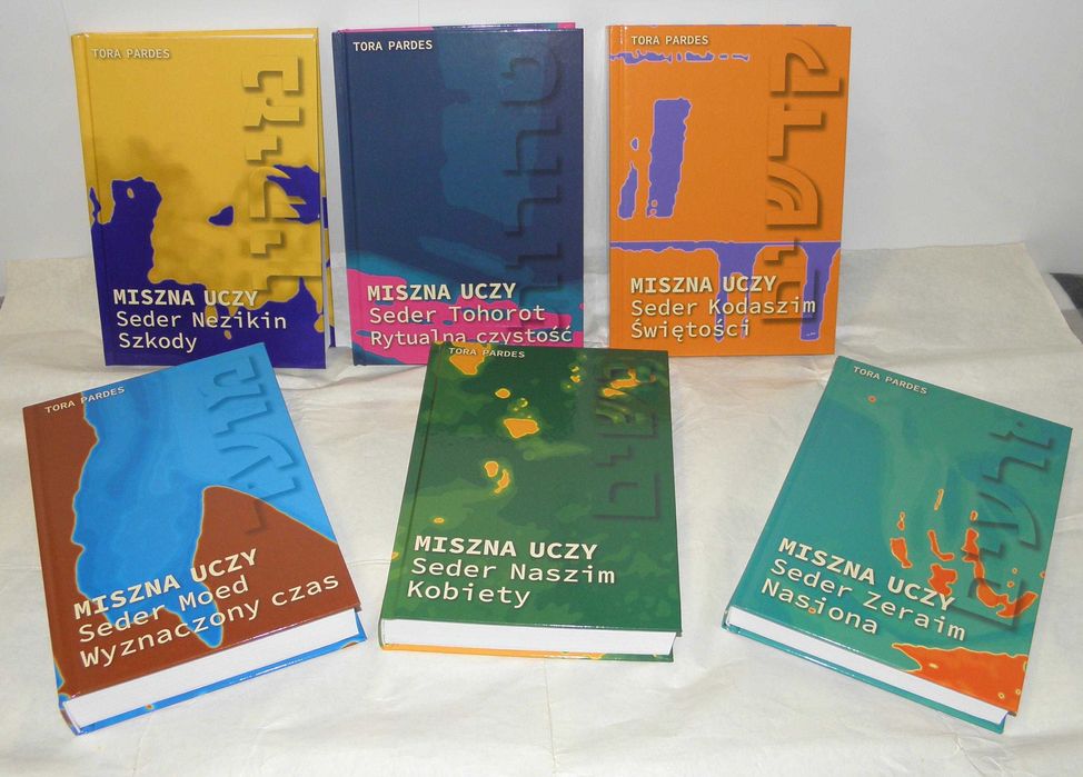 Miszna uczy Zeraim Moed Naszim Nezikin Kodaszim Tohorot NOWY komplet Talmud Tora Biblia Kabała Zohar