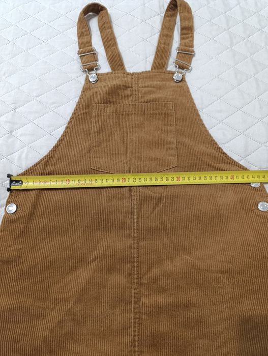 Сарафан вельветовий, 38р. Stradivarius коричневий