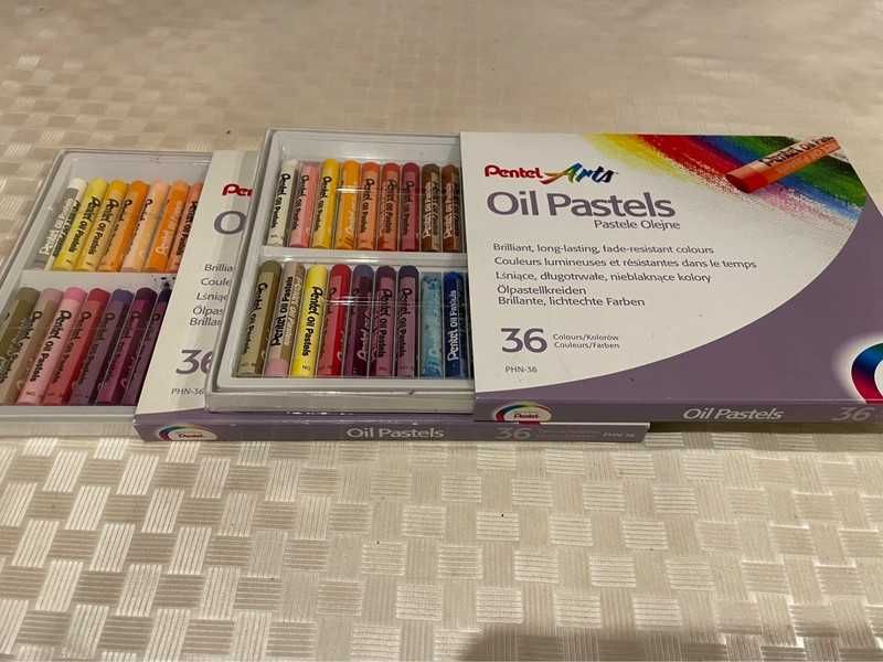 Pastele Pentel 36 szt. Podwójny zestaw
