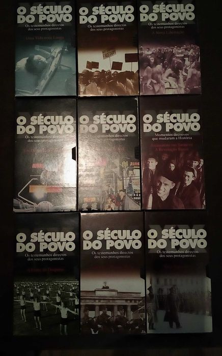 Cassetes VHS da Coleção "O Século do Povo"