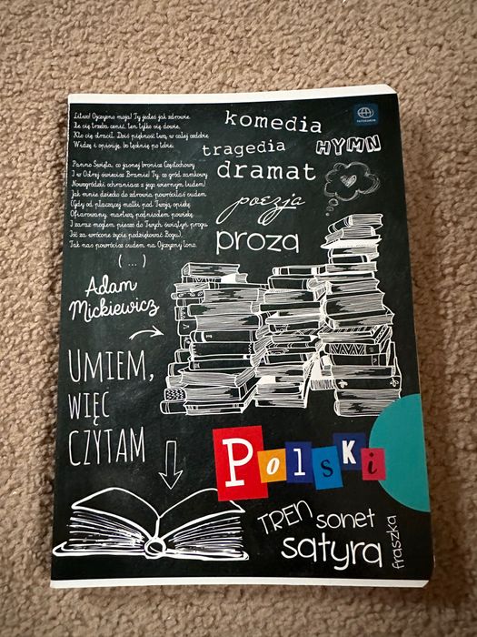 Nowy zeszyt język Polski A5 60 kartek