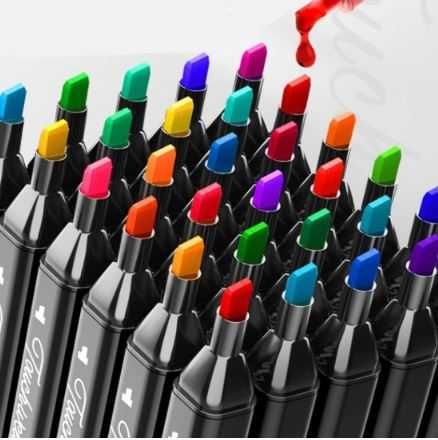 Markery dwustronne - dla Dzieci - 168 sztuk