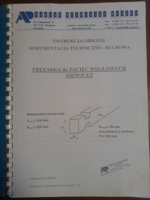 Frezarka do zacięć węgłowych