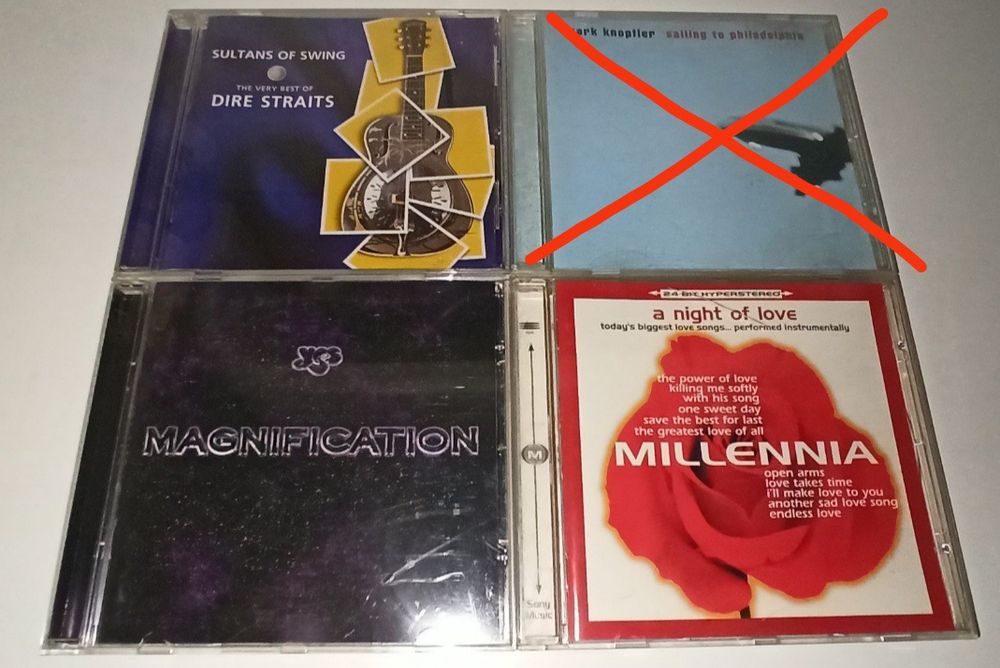 Dire Straits Mark Knopfler Yes Roxy Music Bee Gees Zestaw CD HDCD