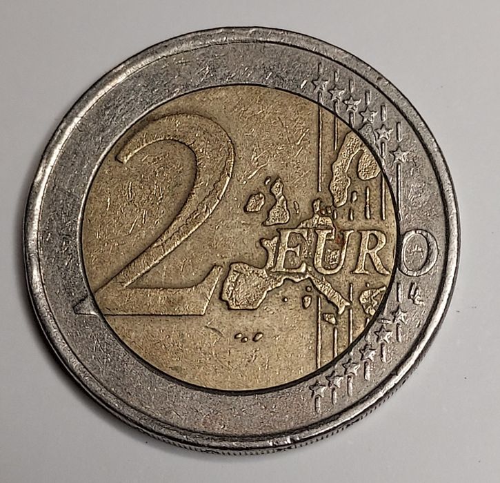 Moeda 2 euros com " S " no estrela