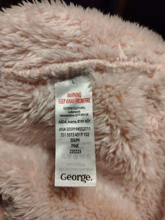 Халат худи плед ОГ 150см