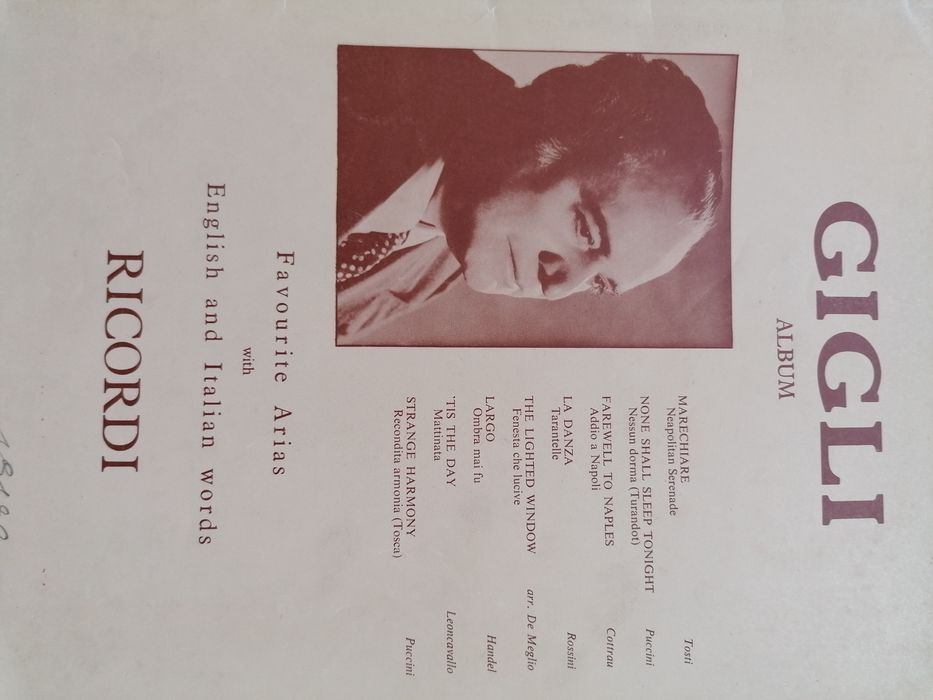Partituras de canto