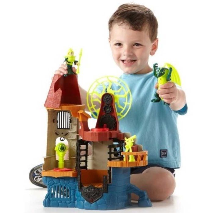 Музичний замок Fisher Price із драконом, чарівником.