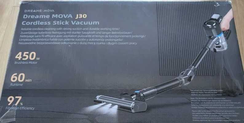 Odkurzacz pionowy DREAME MOVA J30 NOWY, gwarancja 2 LATA, NAJTANIEJ !