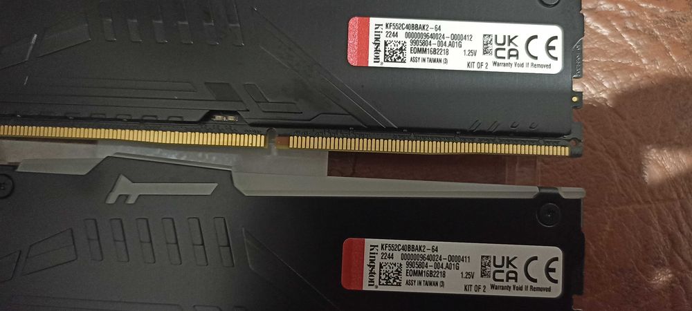 Kingston FURY 64 GB (2x32GB) DDR5 5200 MHz  Идеальна  - Гарантия