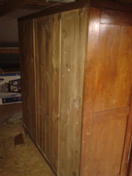 Szafa dębowa 3-drzwiowa, antyk