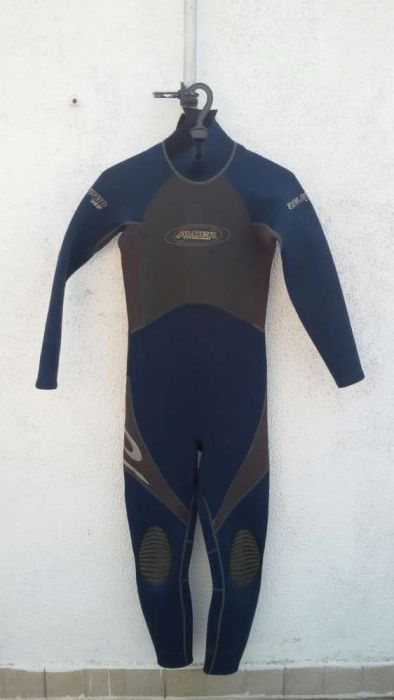 Fato ALDER 3/2 titanium tamanho M pequeno mais S do que M