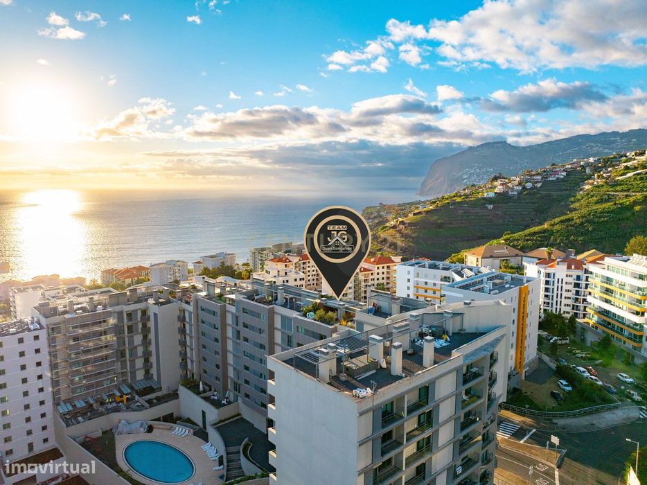 Apartamento T2 Mobilado nos Piornais com Piscina,  Ginásio, Varanda e