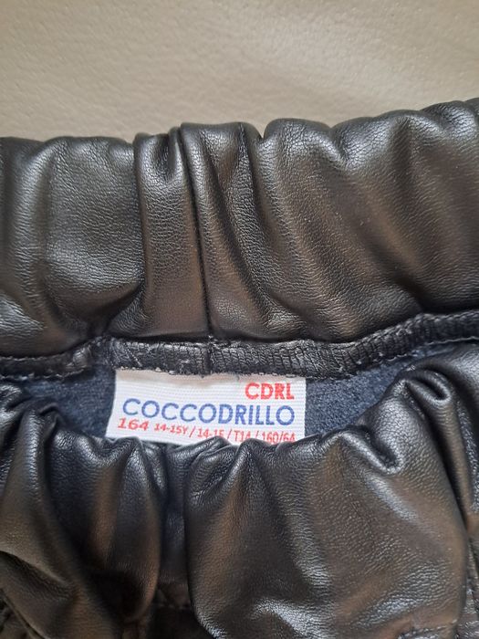 Spodenki dziewczęce  cocodrillo z imitacji skóry 164