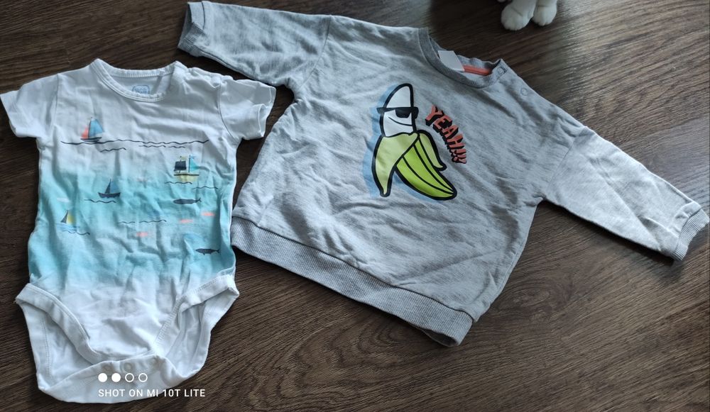 Bluza i body krótki rękaw