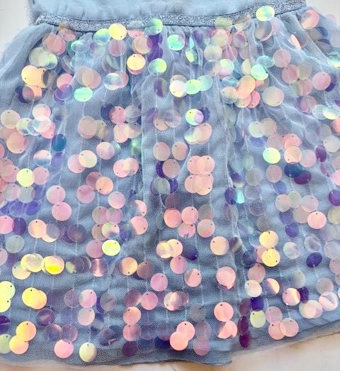 Elsa, Elza, Frozen, Kraina Lodu, Tiul, brokat CEKINY i leginsy  98 104