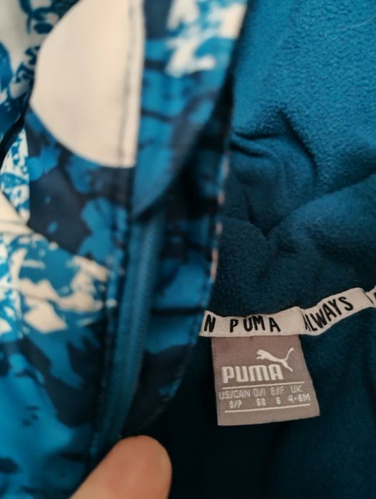 Jak nowa kurtka dla niemowląt firmy Puma rozm 68 stan idealny