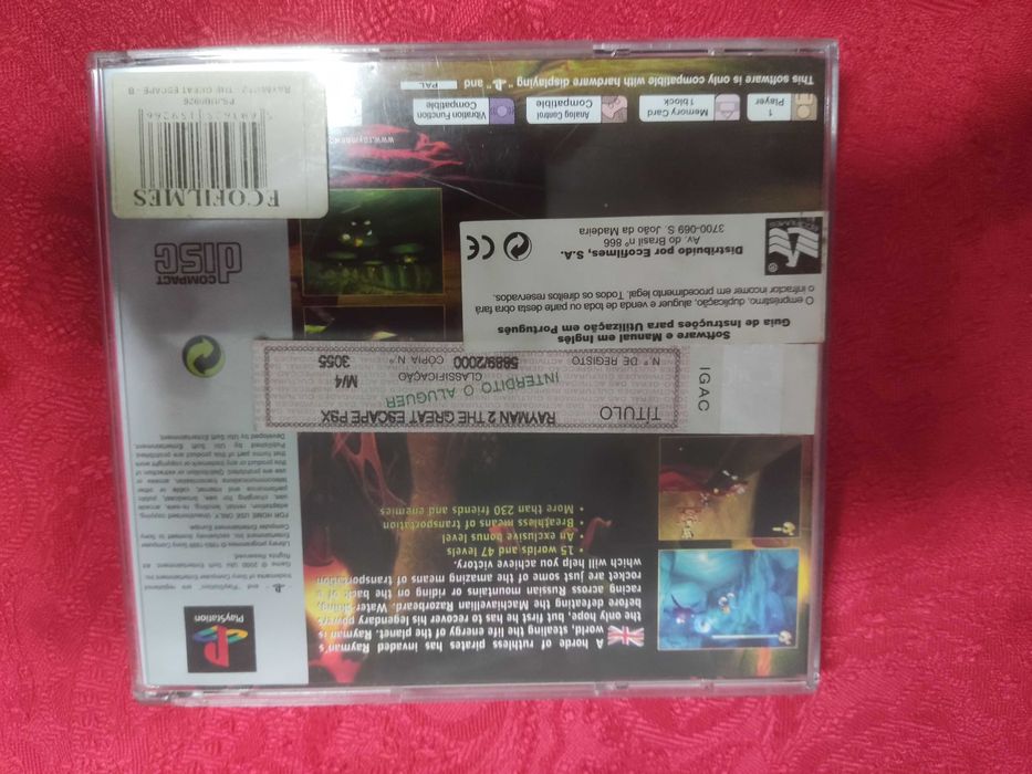 Jogo Rayman 2 Playstation 1