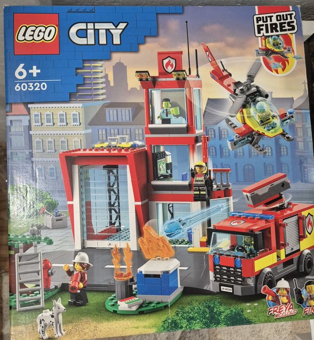 Lego remiza strażacka nr 60320 wiek 6+