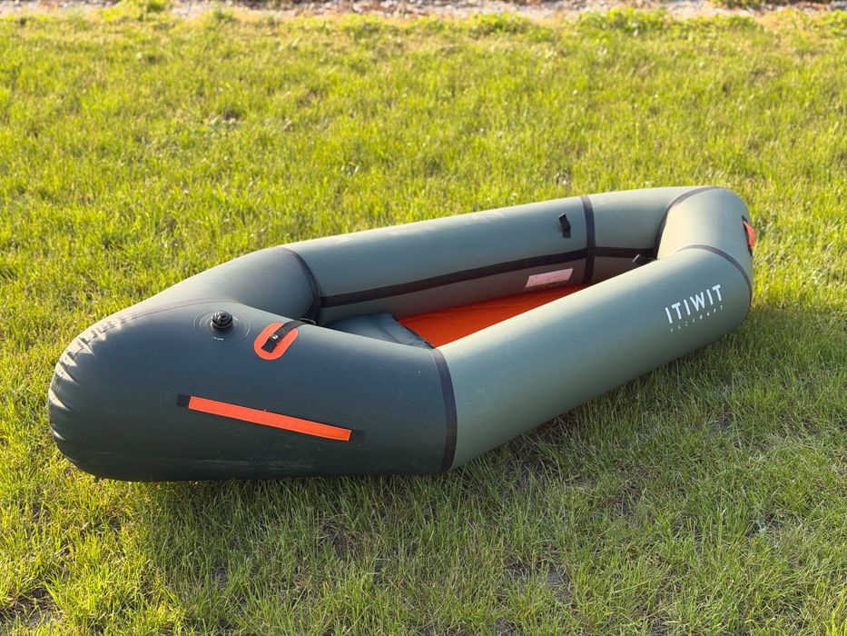 Packraft ponton kajak pneumatyczny TPU ITIWIT PR100 Decathlon + wiosło