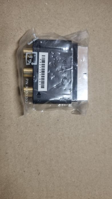 Przejściówka euro scart chinch czincz nowa