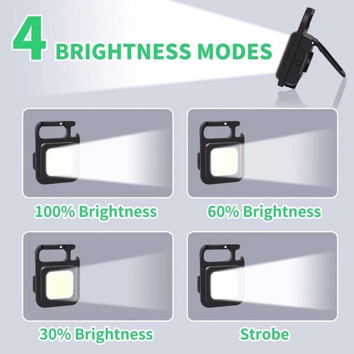 Lanterna Led tática de emergência