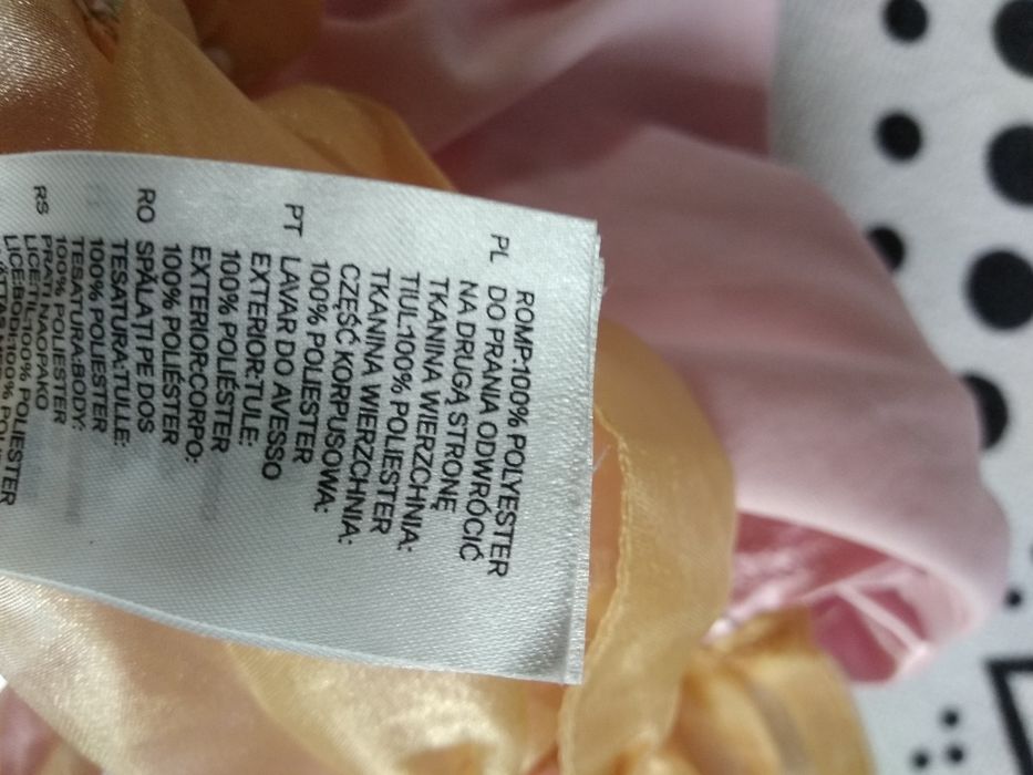 Przebranie karnawałowe księżniczka 110-116, 5-6 lat H&M