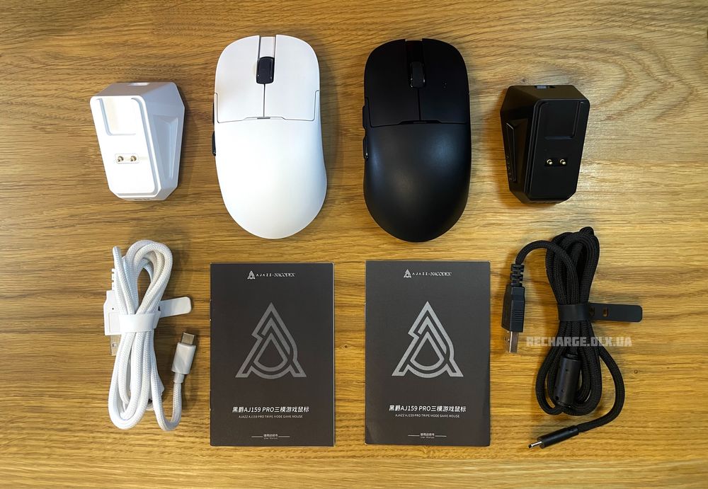 НОВІ Мишки Ajazz AJ159PRO 8K HZ PAW3395 Wireless