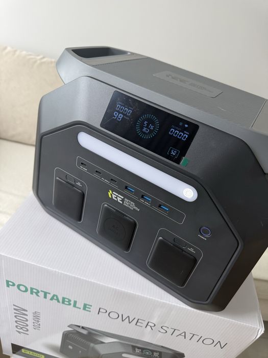 Продам iee p 1800 Зарядна станція як екофлоу ecoflow ieetek p1800 є в наявності Зарядна станція IEETek P1800 1800 Вт 1024 Вт год LiFePO4