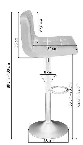 Nowoczesny Hoker Barowy Tapicerowany. Do kuchni, wyspy. Nowy. WYSYŁKA