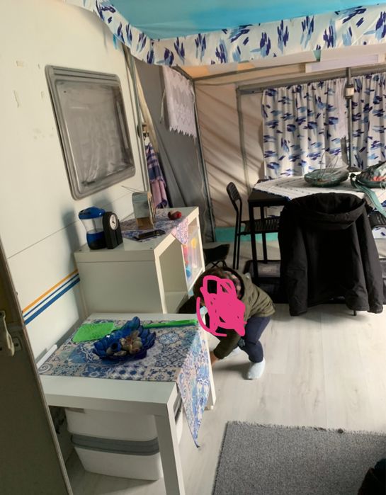 Caravana Vimara 350 com avançado e cozinha