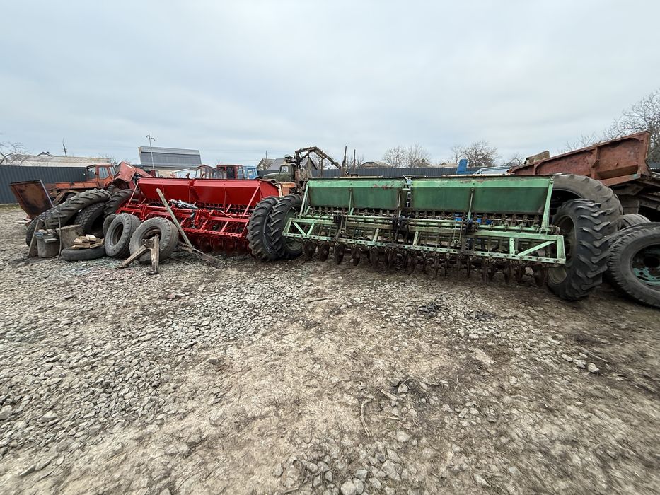 Сівалка зернова сз 3/6 робочий стан