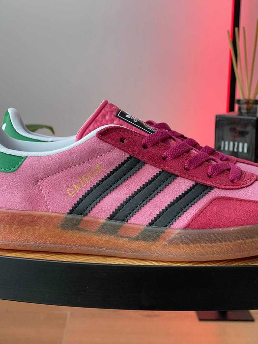 ЗНИЖКА! 36(22,5 см) Adidas Gazelle Pink рожеві адідас газелі гучі кеди