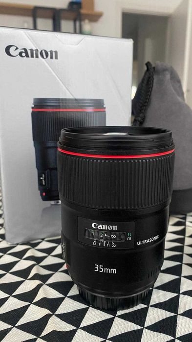 Objetiva Canon 35mm f1.4L II USM