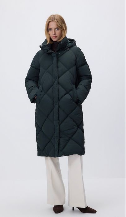 Пуховик зима ххл Куртка довга зимова хххл плащ зимове пальто 54 р