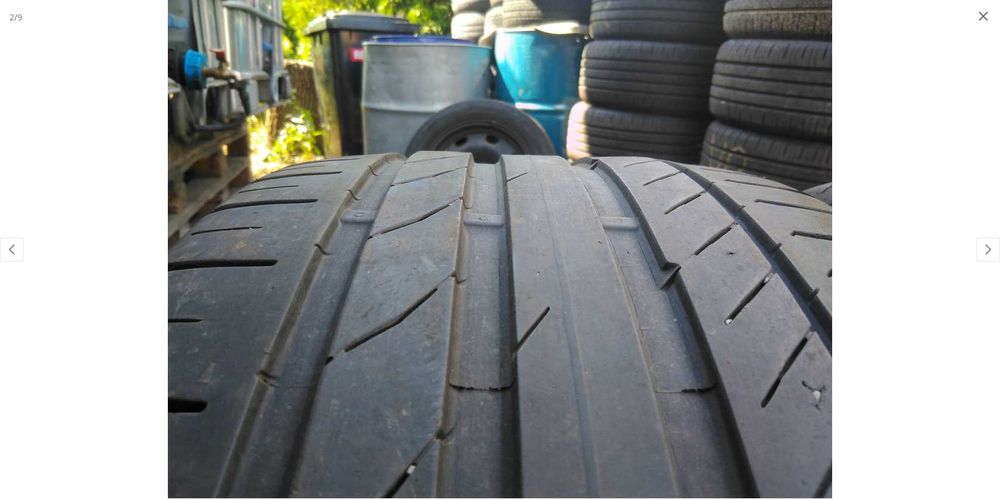2x Continental ContiSportContact 5 255/40 R20 5,9-6,4mm
