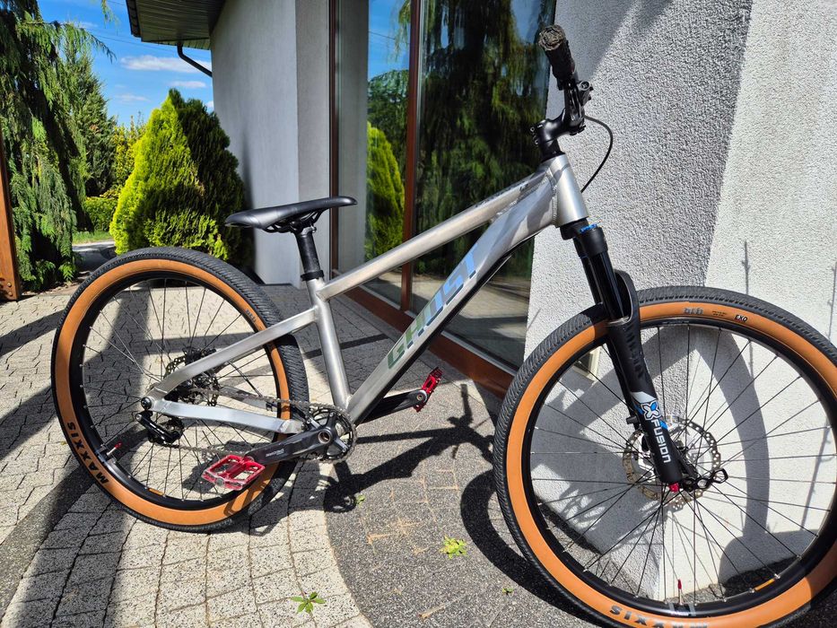 Rower GHOST Nirvana 4X, GWARANCJA, Raw Silver, Pumptrack Dirt 4X