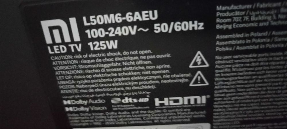 Smartv 50' Xiaomi