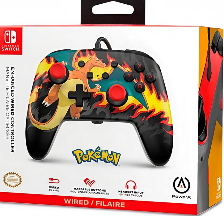 Comando com Fio para Nintendo Switch Power A 3 m  Sharizard